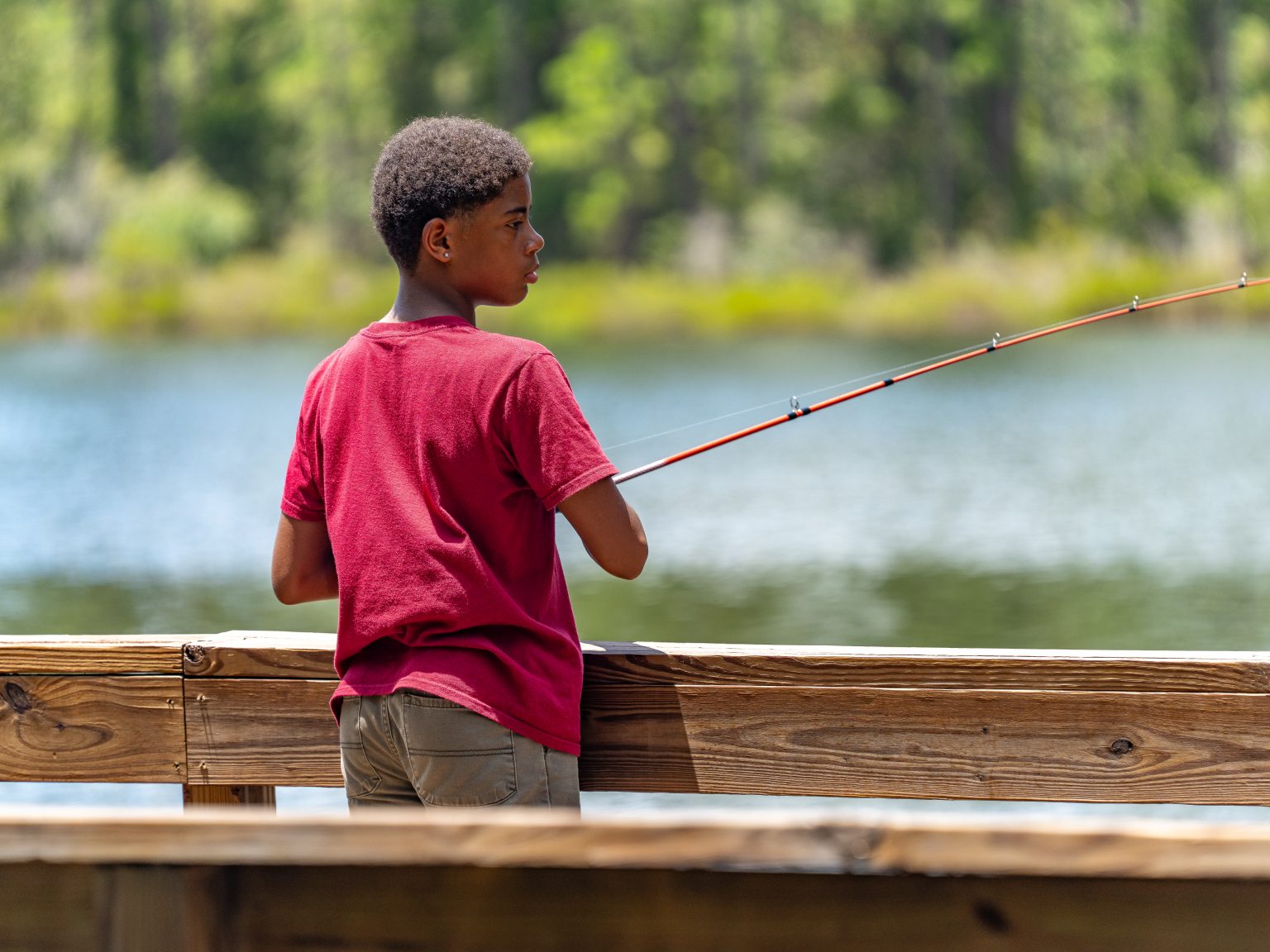 Campers at McKenzie's Camp Deep Pond